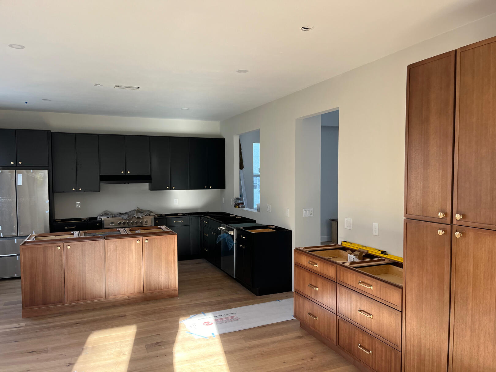 Kitchen cabinets